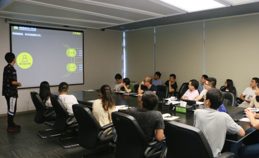 97国际进行第7期员工转正评审会